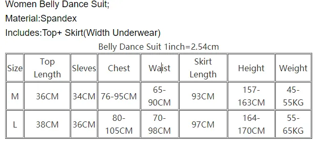 Belly Dance Clothes for Women Belly Dancing Half Sleeves Top spandex Skirt 2pcs Oriental Dance Costumes Indian Dress Skirt Wear