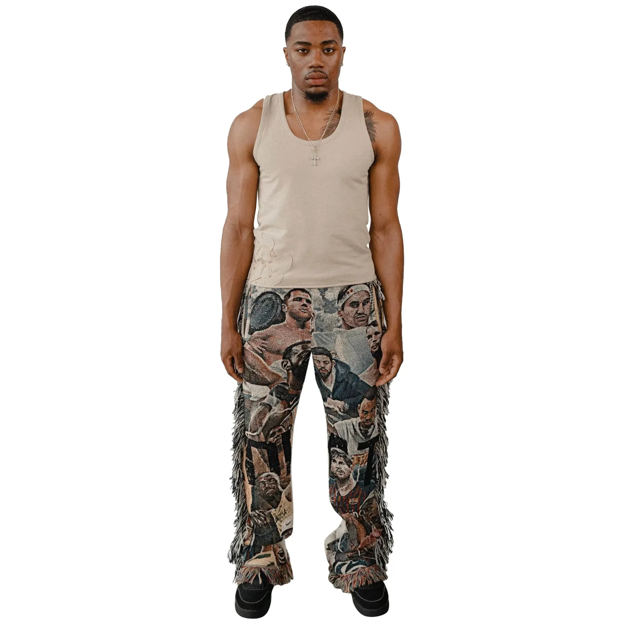 Heres an optimized title for the e-commerce product:

Dedicted G.O.A.T. Tapestry Pants - Stylish and Comfortable High-Waisted Trousers for Everyday Wear