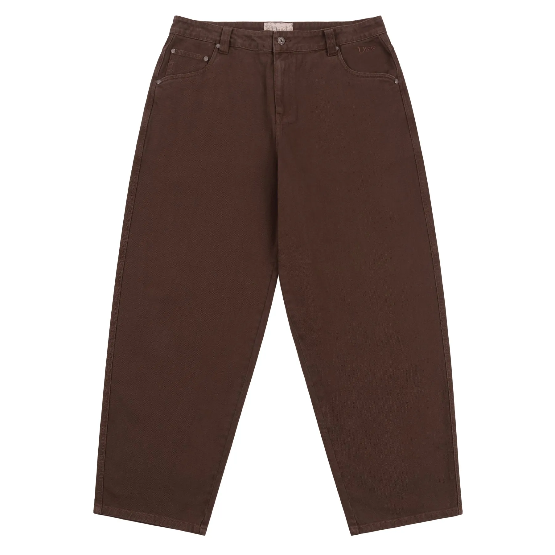 Dime Classic Baggy Denim Pants Brown