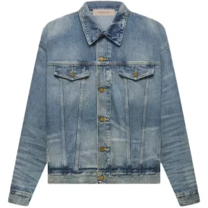 Fear Of God Essentials Indigo Denim Trucker Jacket