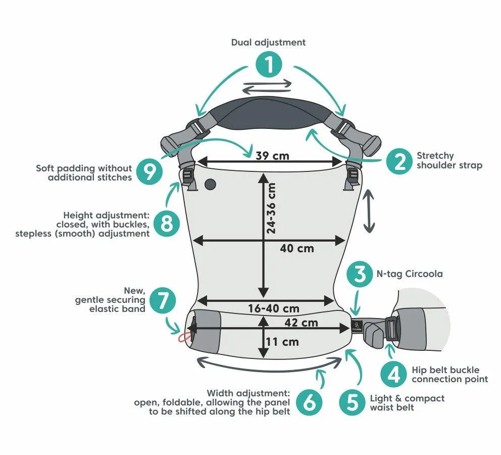 LennyLamb LennyTwin Baby Carrier New Era