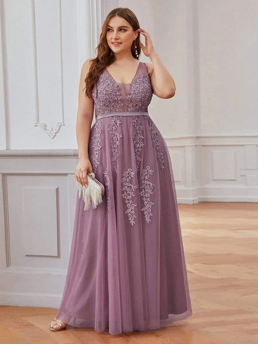 Maxi Long Elegant Ethereal Tulle Prom Dress