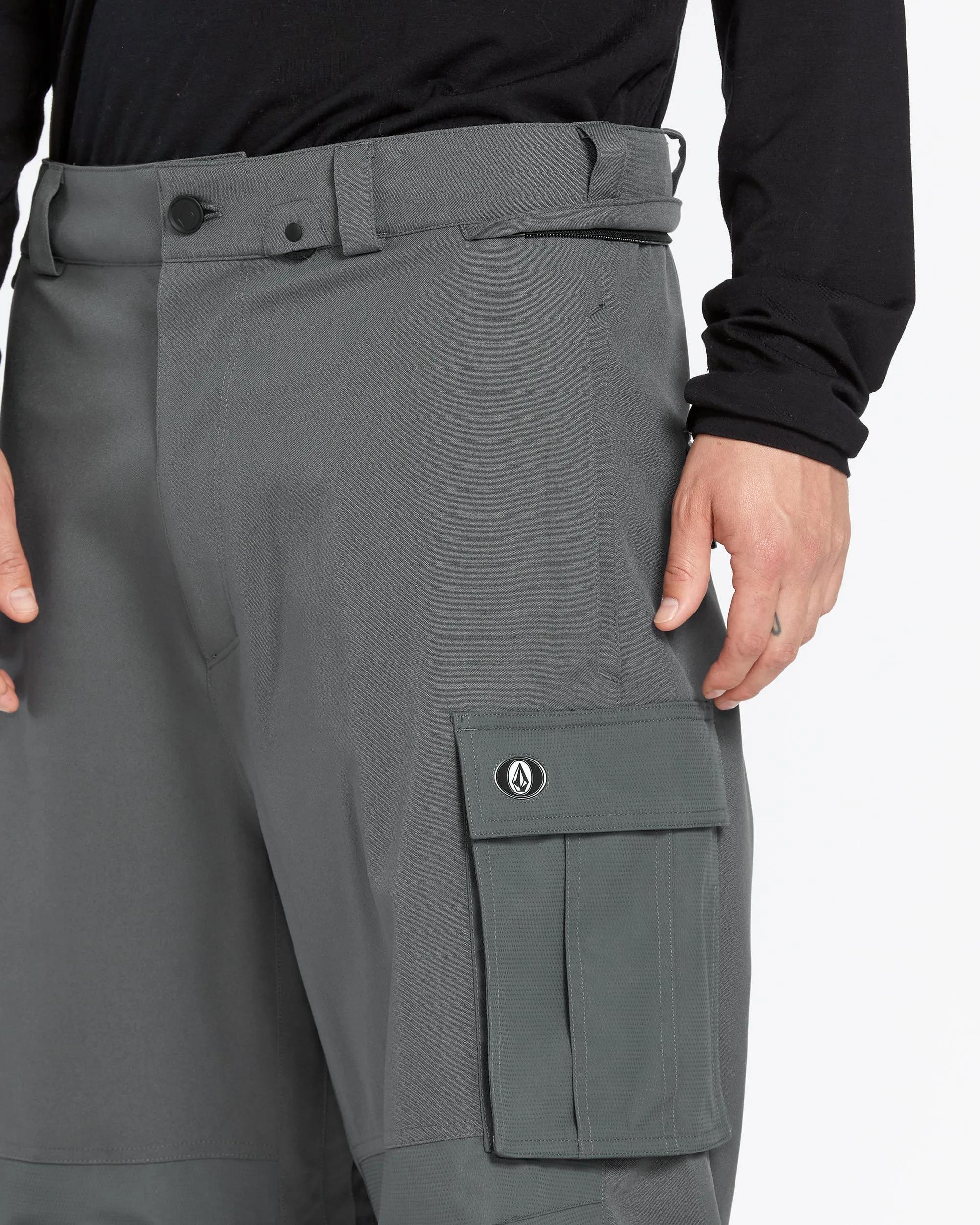 Mens Nwrk Baggy Pants - Charcoal