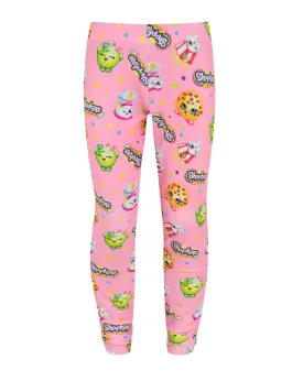 Shopkins Icons Girl's Leggings - Pink