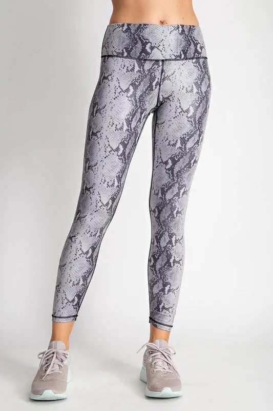 Snakeskin Print Leggings