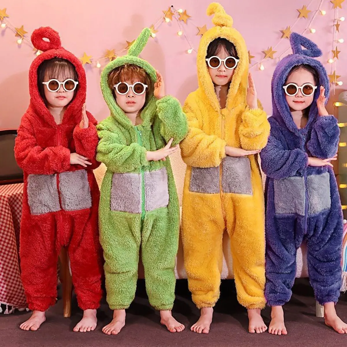 Teletubbies Parent-Child One-Piece Sleepsuit